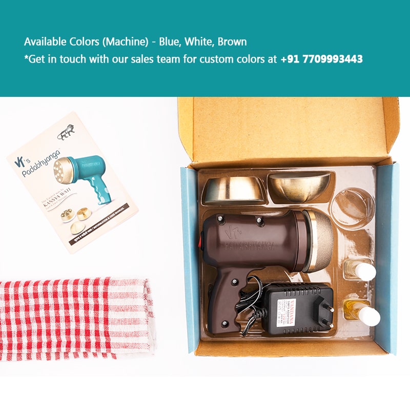 Padabhyanga Kansa Vatki Ayurvedic Foot & Face Massager Electric
