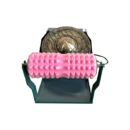 Padabhyanga KT05 Kansa Thali Massager for Foot Massage with Foam Roller - Black